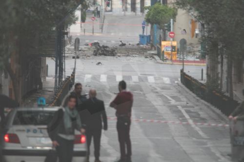 Έκρηξη στην Αθήνα: Σοκαριστικές φωτογραφίες από το σημείο